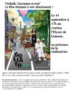 « Goliath, Germaine et moi » : film résistant le 14 septembre à Limoux