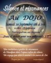 ntre concert et méditation «  Silence et résonances » au dojo d&rsquo;Espéraza le 20 septembre