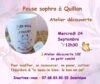 🌸✨ « Pause sophro du midi à Quillan » ✨🌸 Atelier découverte mercredi 24 septembre