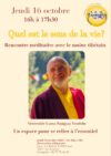 Quel est le sens de la vie ? Rencontre avec un moine tibétaine à Lanet le 16 octobre