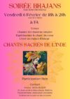 Soirée Bhajans le vendredi 6 février à Fa