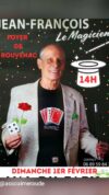 A.G. d&rsquo;Aimer&rsquo;Aude à Rouvenac le 1er février avec Jean-François le magicien