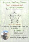 Stage de Nei gong « les 6 sons de guérisons » le samedi 11/04 à Esperaza