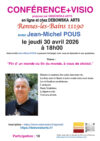 Conférence Jean Michel Pous le 30 avril à Rennes les bains