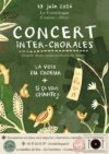 Concert inter-chorales à Couiza le 13 juin