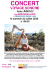 Concert avec Aliénor le samedi 25 juillet à 18h30 chez Debowska Arts à Rennes les bains