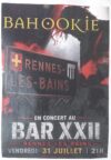 BAHOOKIE en concert à Rennes les bains le 31 juillet