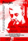 Projet Prévert à Alet les bains le 25 juillet