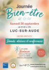 Journée Bien-Etre le 26 septembre à Luc sur Aude