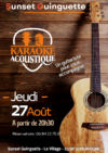Karaoké acoustique le 27 août à Sougraigne