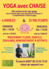 Cours de yoga avec chaise à Ginoles et St Polycarpe