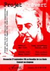 Projet Prévert 27 septembre 19h au BeauBar de Luc/Aude