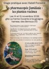 Stage pratique sur la pharmacopée familiale avec les plantes racines le 14 et 15 novembre à Sougraigne