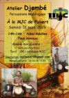 Atelier de Percussion Africaine/Djembé le Samedi 12 septembre à Puivert