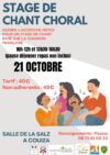 Stage de chant choral le 17 octobre à Couiza