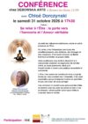 Conférence « Se relier à l&rsquo;Être » chez Debowska Arts le samedi 31 octobre à Rennes-les-Bains